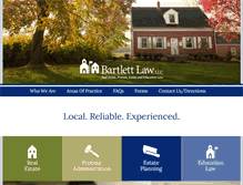 Tablet Screenshot of bartlettlawllc.com